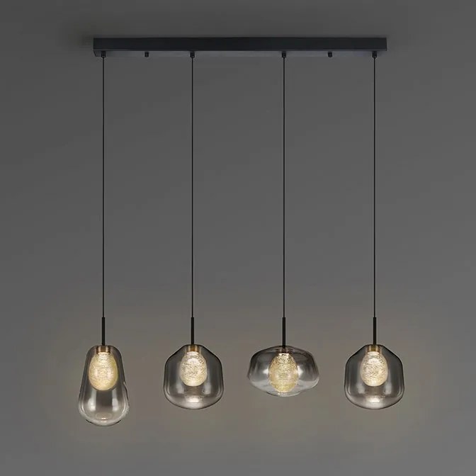 Lustra moderna cu 4 pendule suspendate Ecos