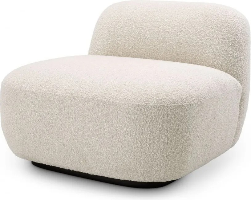 Fotoliu design modern LUX Bjorn, boucle crem 115336 HZ
