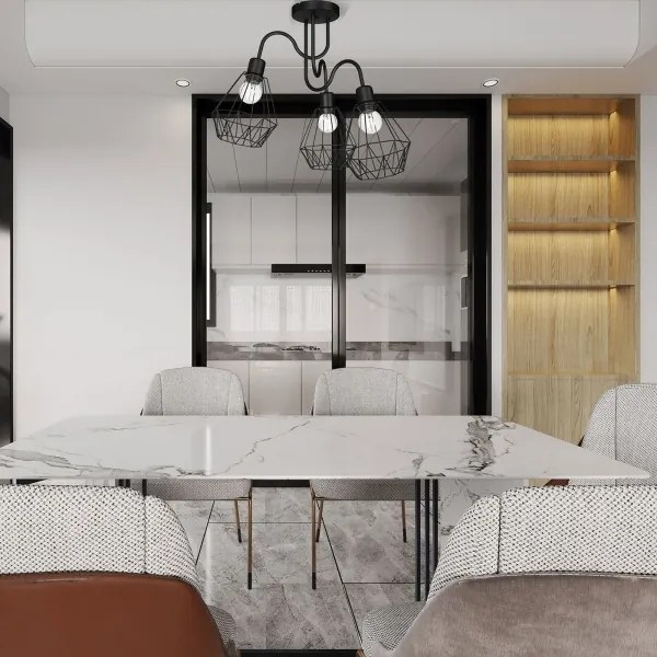 Lustră aplicată BERGEN 3xE27/60W/230V