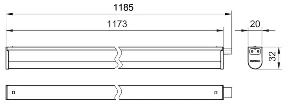 Corp de iluminat LED pentru corpuri de bucătărie Philips PROJECTLINE LED/13W/230V 3000/4000/6500K