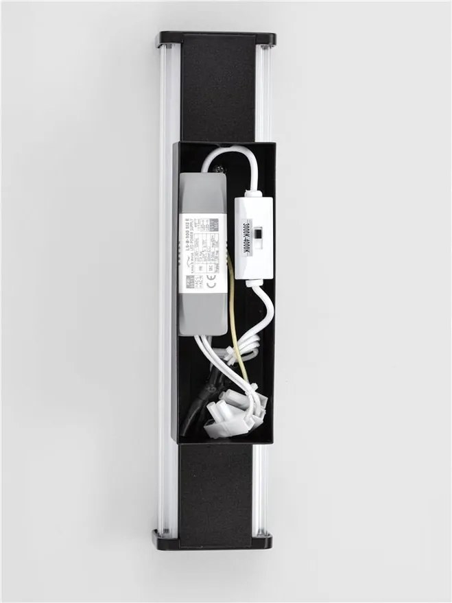 Aplica de perete LED baie IP44 MISTY negru