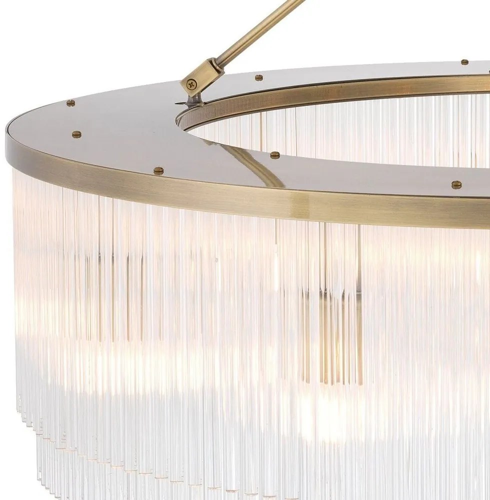 Lustra suspendata design elegant Hector L, metal finisaj alama 114378 HZ