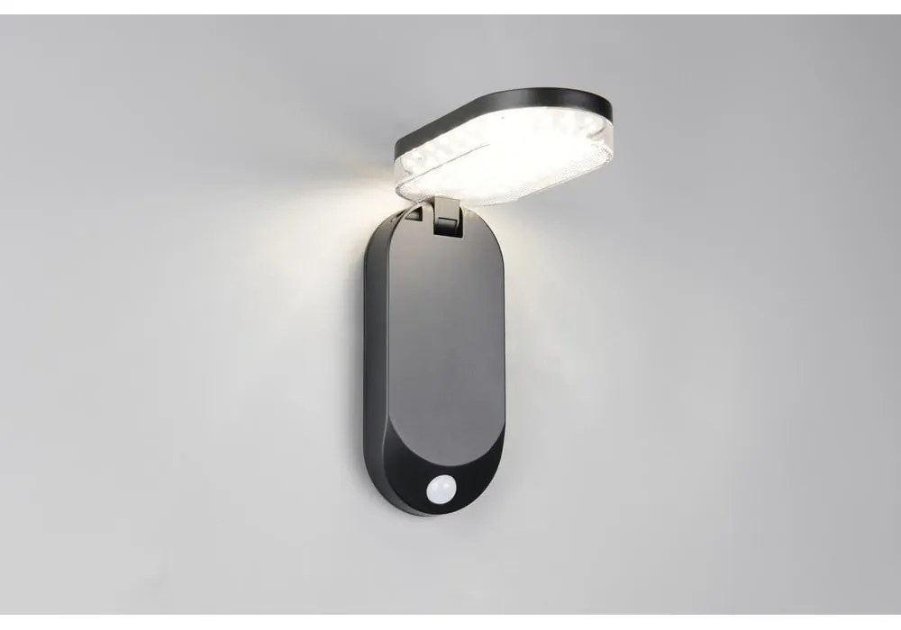 Corp de iluminat pentru exterior LED, de perete, solar (înălțime 26 cm) Lagoas – Trio