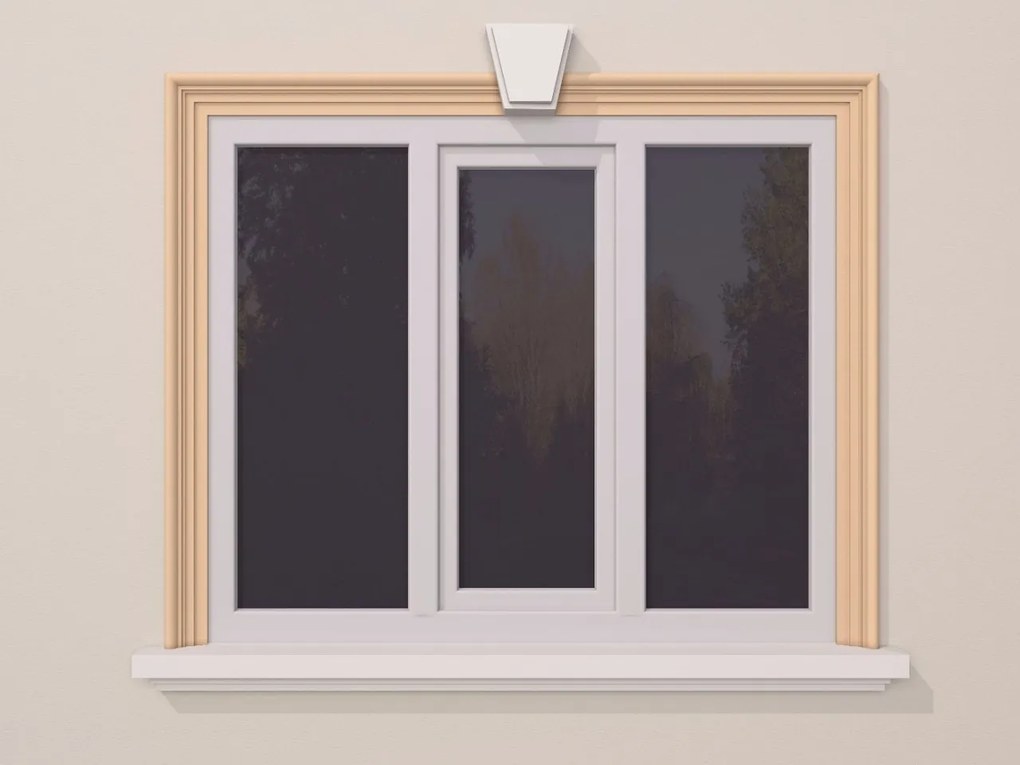 Ancadrament fereastra exterior FP114 dimensiuni 115x50x2000mm