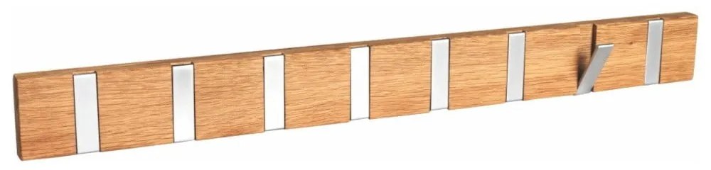 Cuier de perete în culoare naturală din lemn de stejar Confetti – Rowico