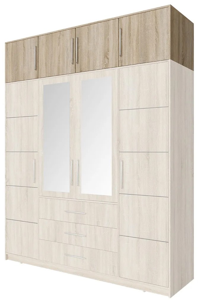 Suprastructură dulap Lenona D4 (Stejar sonoma) . 1104476