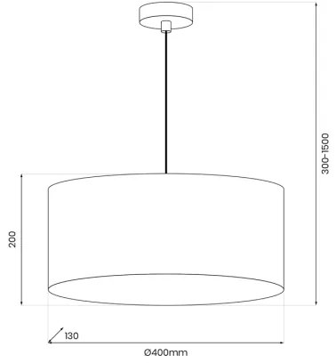 Lustră pe cablu BLOSSOM 1xE27/15W/230V auriu