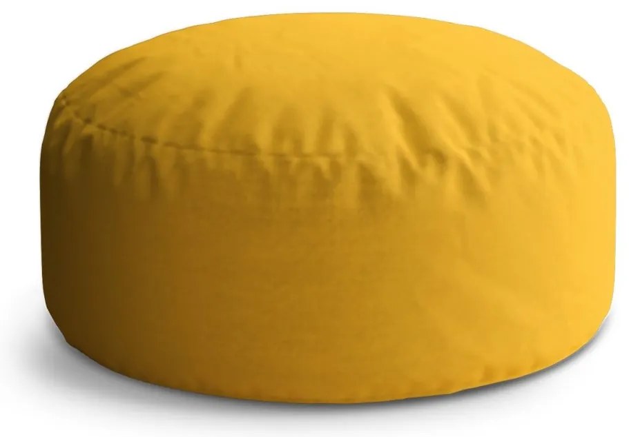 Taburet Circle galben-portocaliu, galben