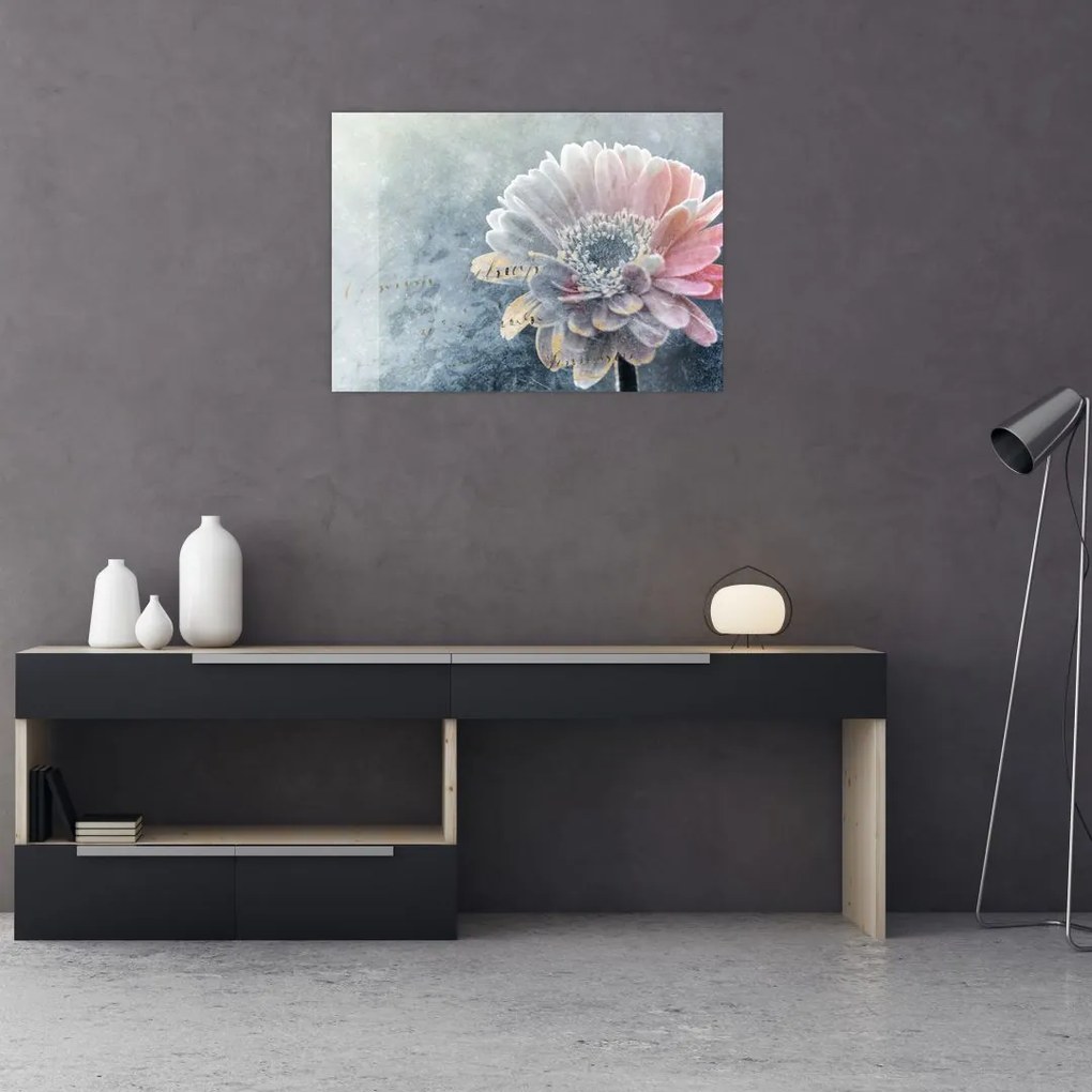 Tablou - Floare de iarnă (70x50 cm)
