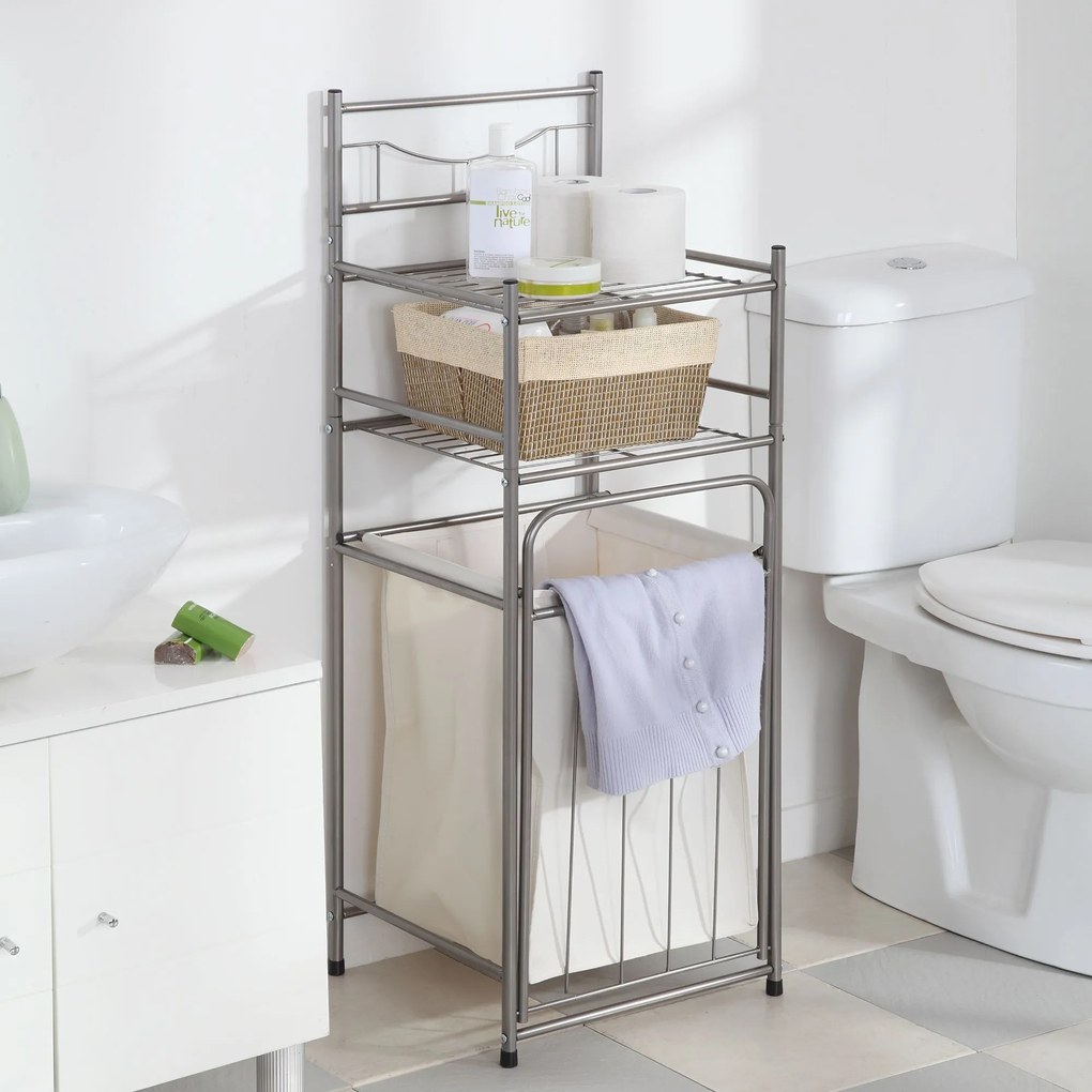 Cos rufe Lofty, alb, 38x35x106 cm