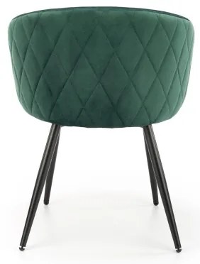 Scaun de masă CALMURE, verde închis