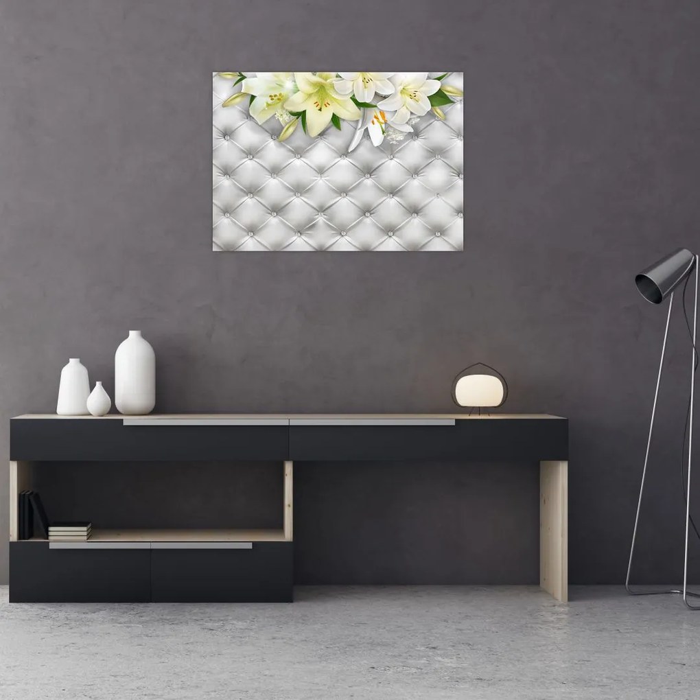 Tablou cu flori de crin (70x50 cm)