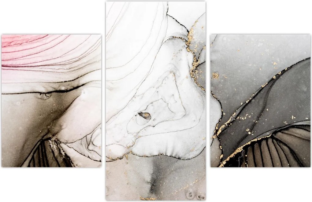 Tablou - Cerneală de marmură (90x60 cm)