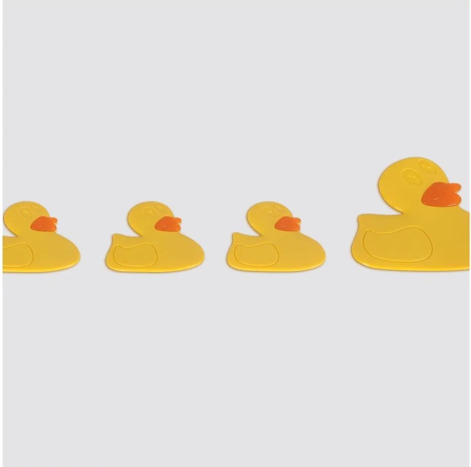 Covorașe antiderapante pentru copii pentru cadă 6 buc. 12x12,5 cm Duck – Spirella