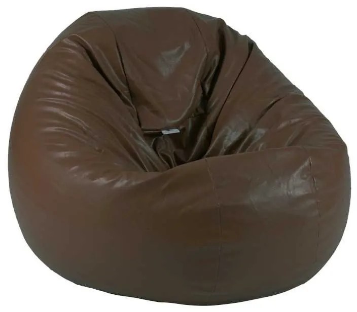 Fotoliu Relaxo XL , Material Piele ecologica - Chocolate