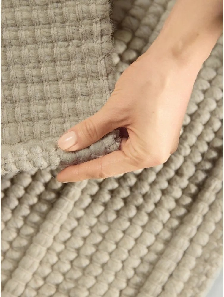 Covor crem țesut manual din lână 120x170 cm Camden Parker – Ted Baker