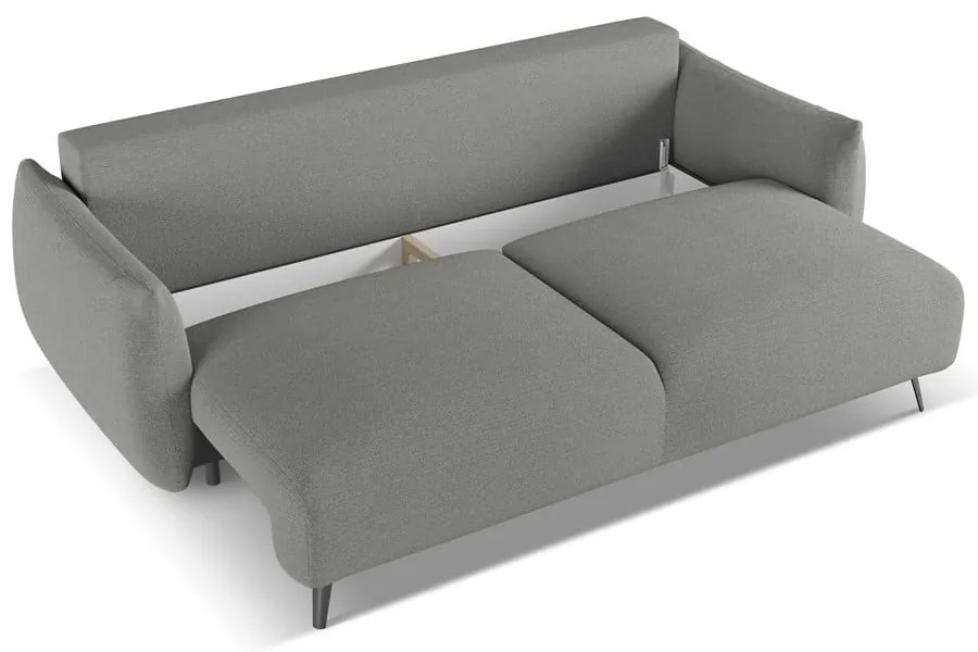 Canapea gri deschis 230 cm Malie – Makamii