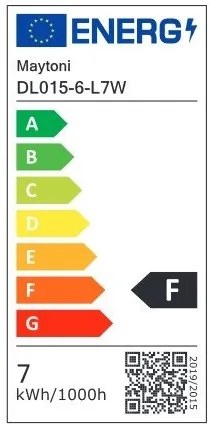 Spot LED incastrabil design tehnic IP44 Stockton alb