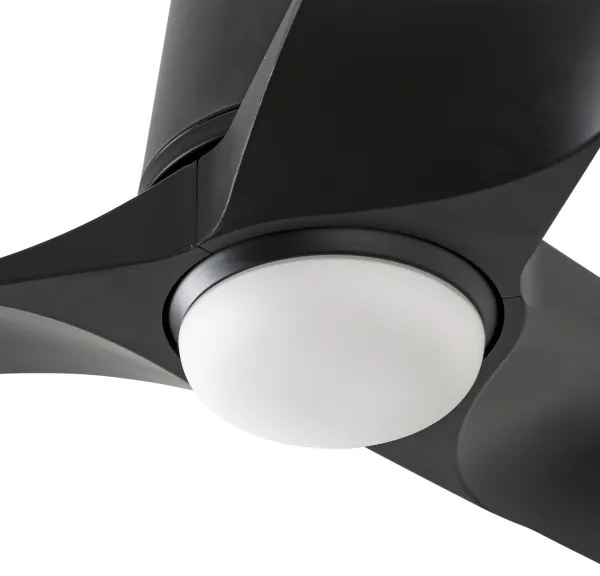 Ventilator LED dimabil FARO 33827-1TW HEY TUB S LED/10W/230V negru d. 90 cm + telecomandă
