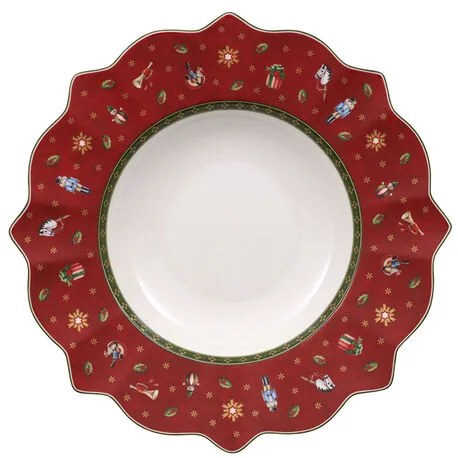 Farfurie adâncă, roșie, diametru 26 cm, colecția Toy's Delight - Villeroy & Boch