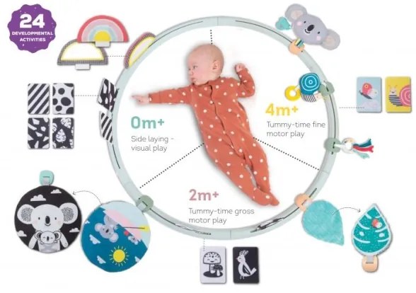 Cerc interactiv de joacă d. 90 cm koala Taf Toys