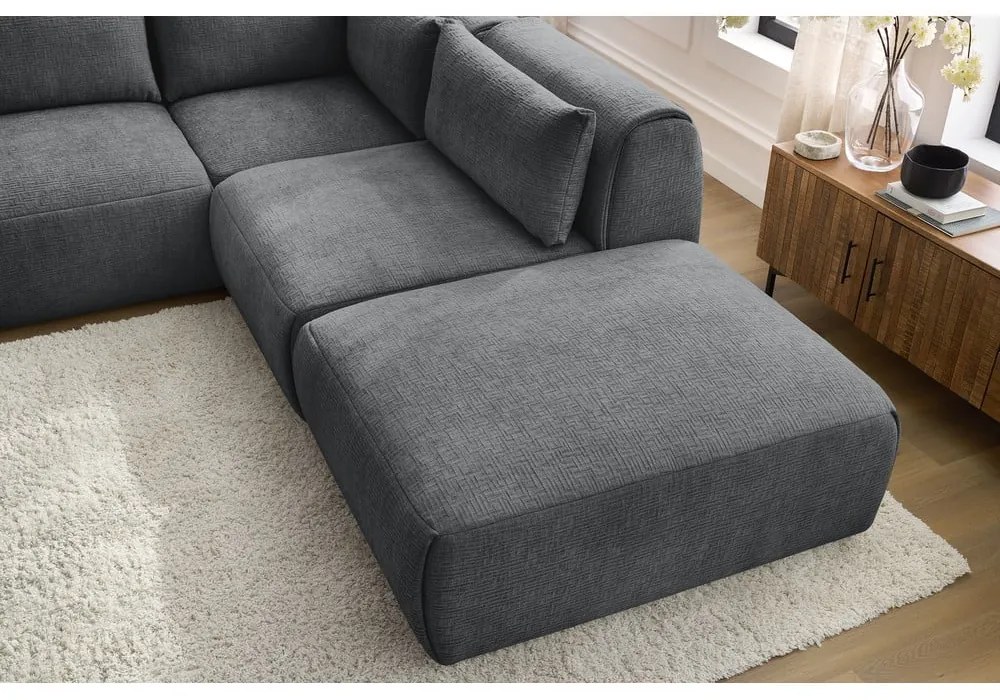 Colțar gri (cu colțar variabil) Jeanne – Bobochic Paris