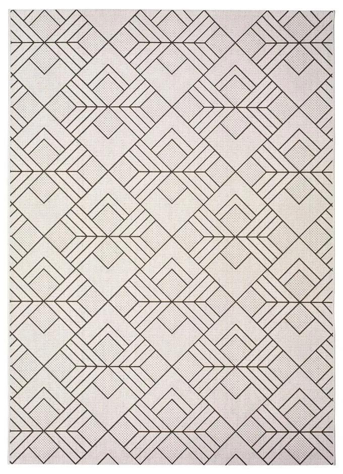 Covor pentru exterior Universal Silvana Caretto, 160 x 230 cm, bej-alb