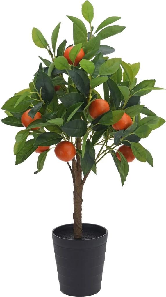 Decoratiune Orange Tree, H70 cm, polipropilena