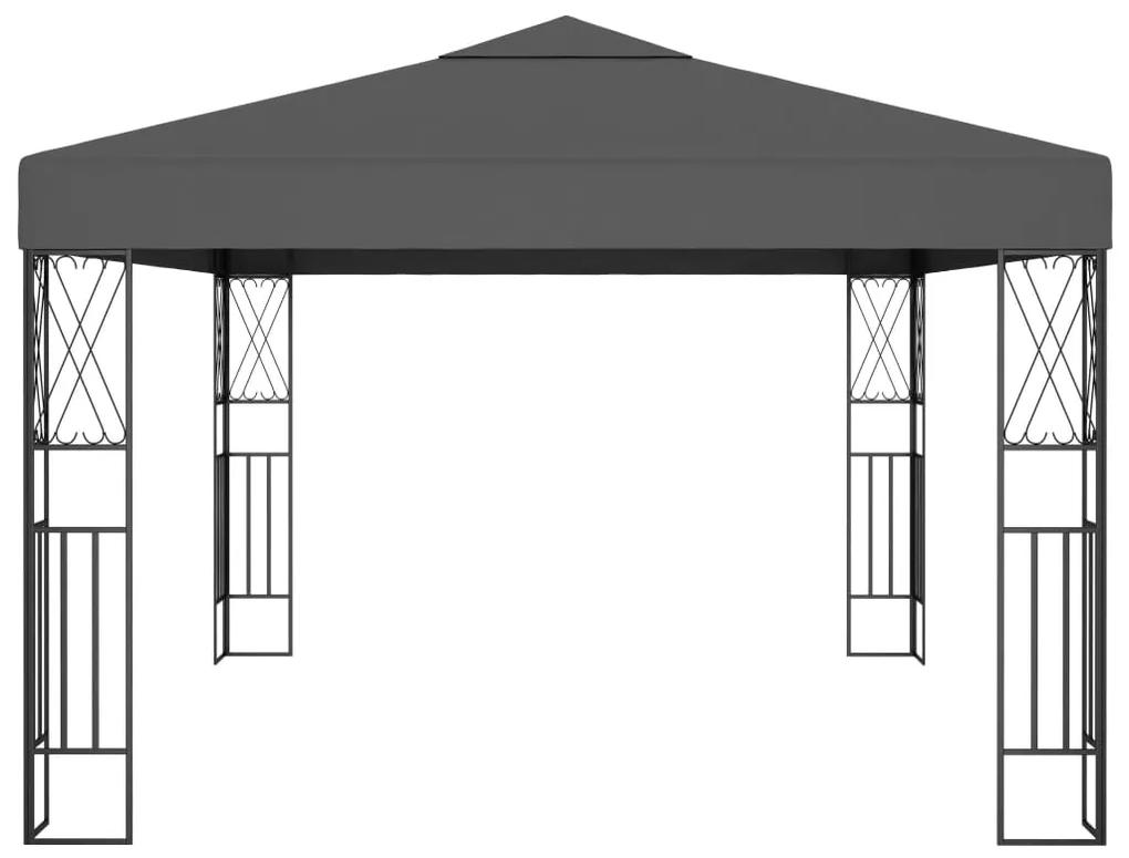 Pavilion, antracit, 3 x 4 m, material textil Antracit, 3 x 4 m