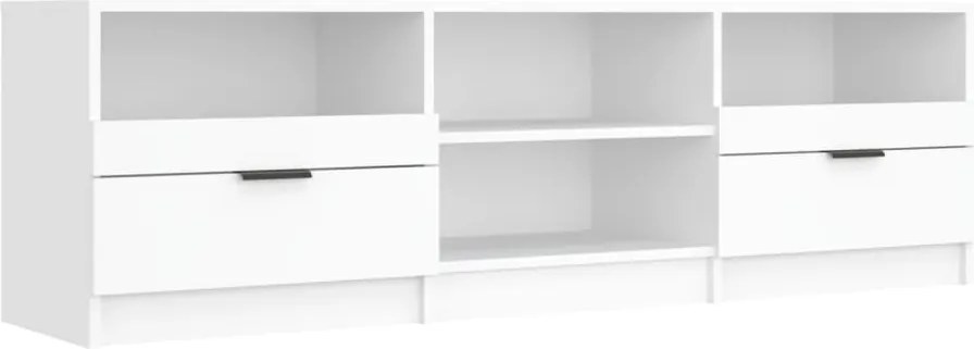 vidaXL Comodă TV, alb, 150x33,5x45 cm, lemn prelucrat