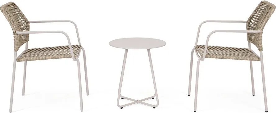 Măsuță de grădină rotundă din oțel ø 45 cm Jable – Bizzotto