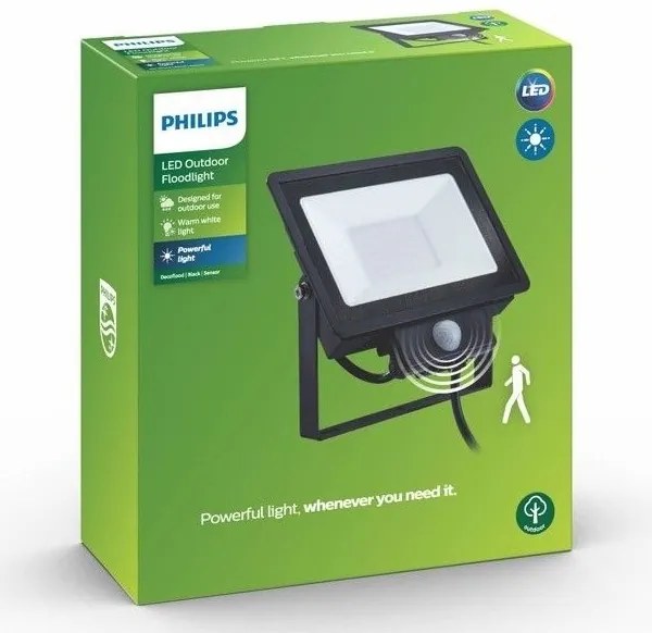 Proiector LED cu senzor DECOFLOOD LED/20W/230V IP65 Philips