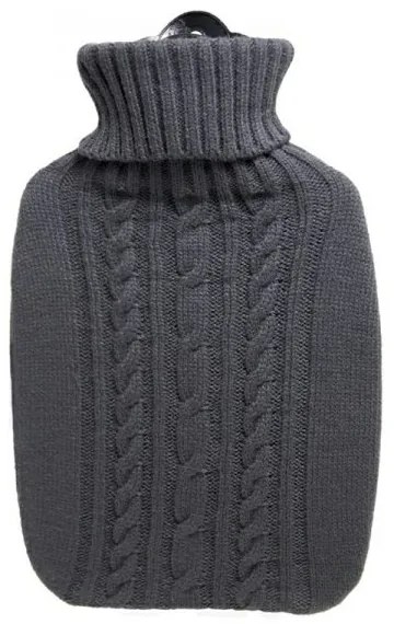 Termos Hugo Frosch Classic, husă tricotată, 1,8 l, gri închis