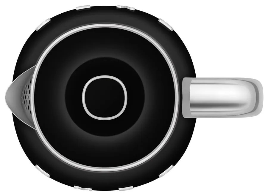 Ceainic electric negru din oțel inoxidabil 800 ml Retro Style – SMEG