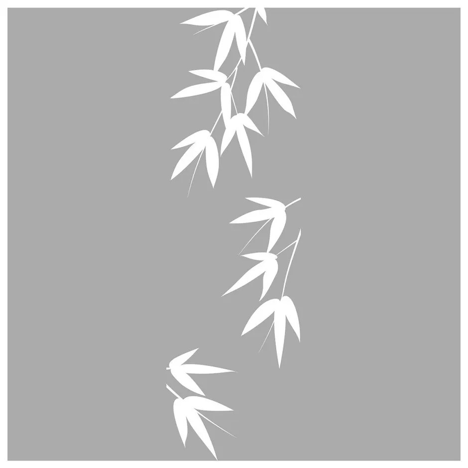 Autocolant pentru cabina de duș Ambiance Bamboo Leaves