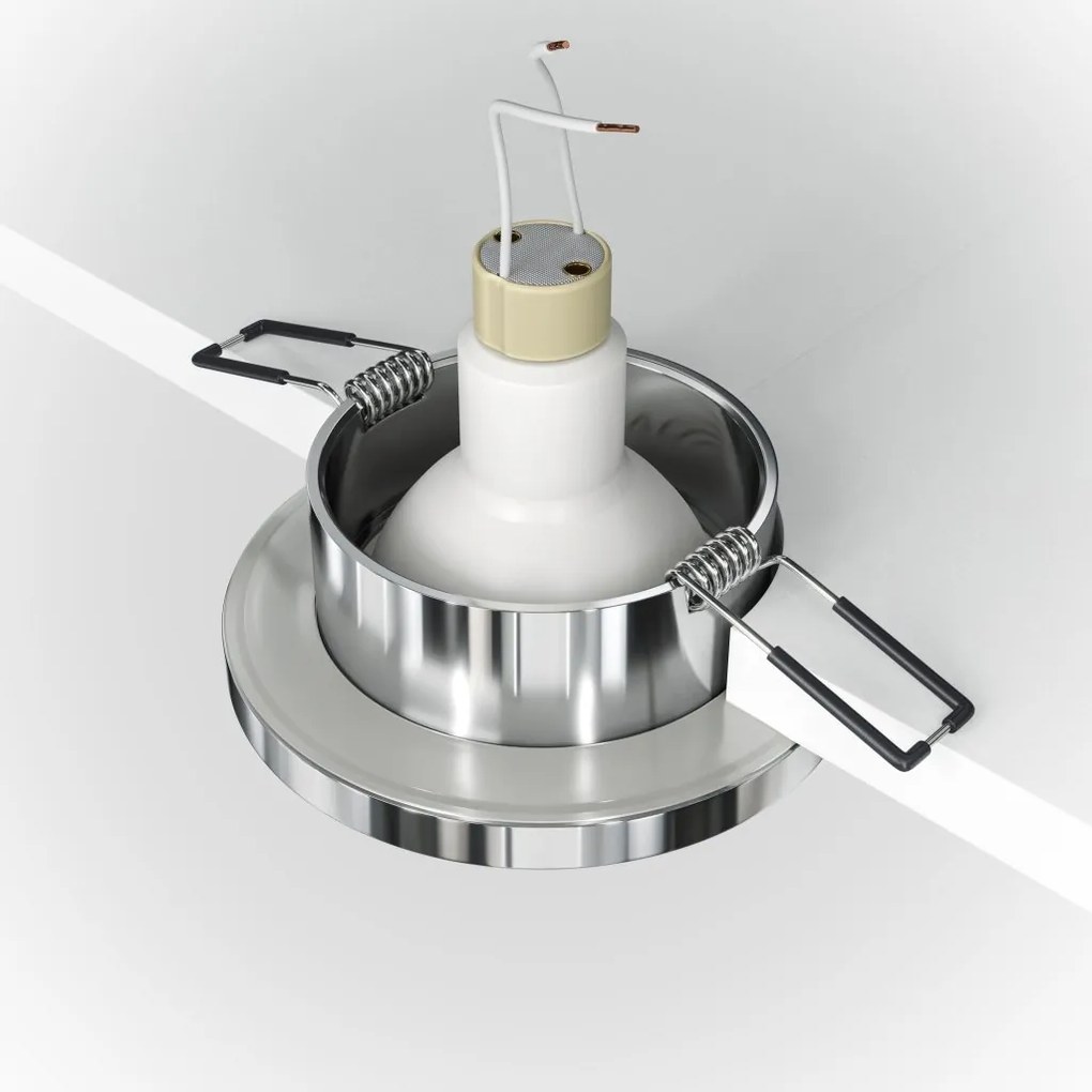 Spot incastrabil design tehnic IP65 Stark argintiu 8,4cm