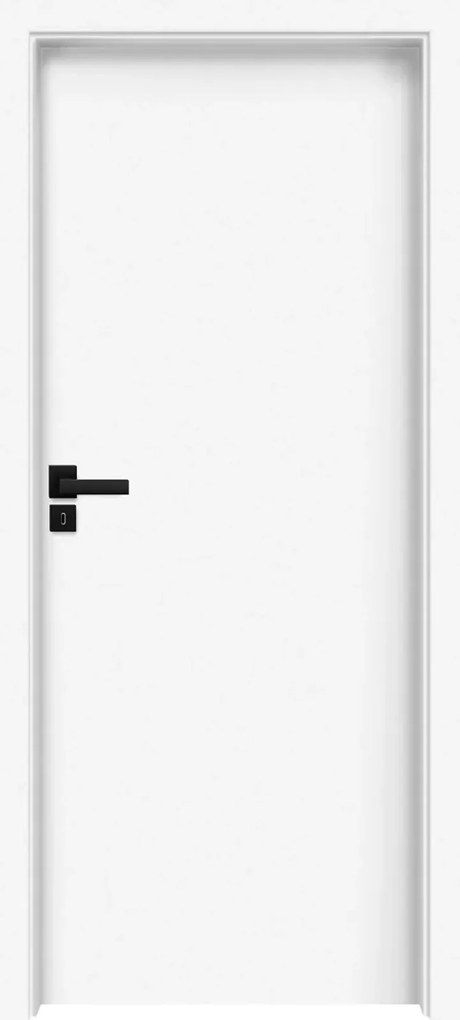 Usa de interior cu toc fix sau reglabil HDF PAL - Culoare Alb Toc fix - Cu pervaz, Alb