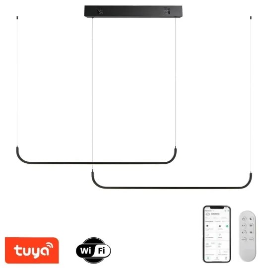 Lustră LED dimabilă pe cablu Immax NEO 07222L LITE PATTINI LED/56W/230V Wi-Fi Tuya + telecomandă