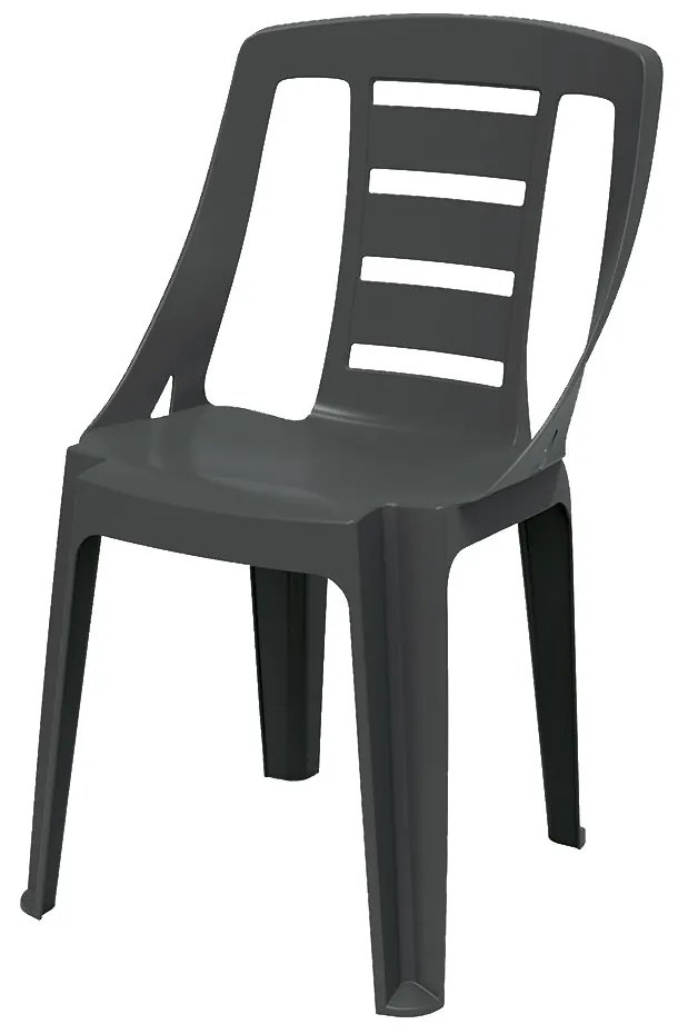 Scaun terasa Vera, 48x53x81 cm, polipropilena, antracit