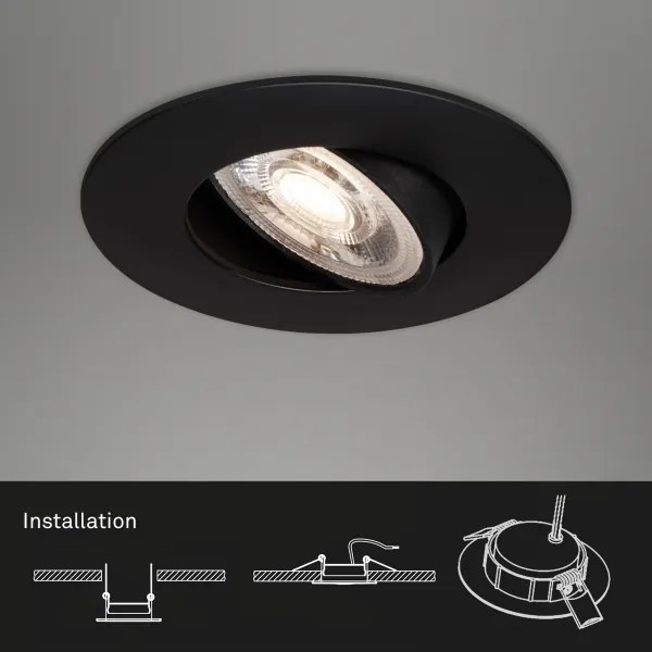 SET 3x plafonieră LED dimabilă pentru baie LED/4,9W/230V IP44 Briloner