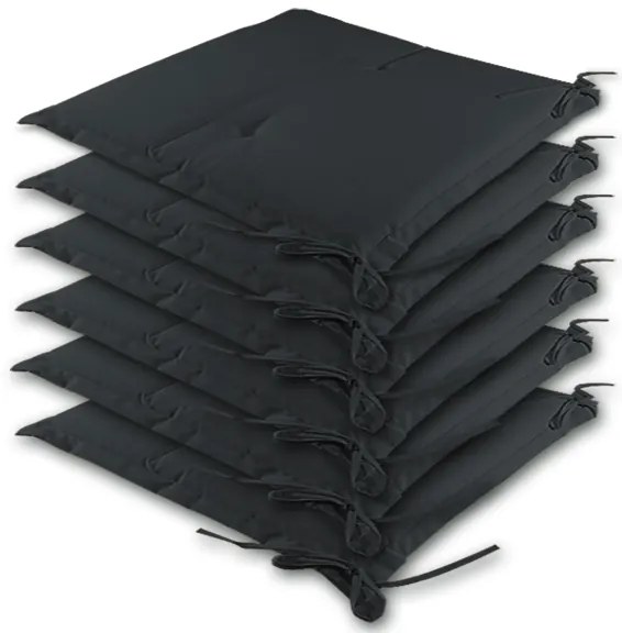 Deuba 6 perne Boston 43x39x5cm - antracit