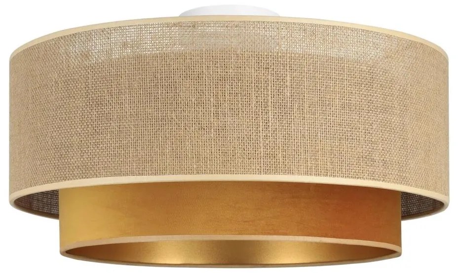 Plafonieră SARTA 1xE27/60W/230V Ø 45 cm cupru/iută