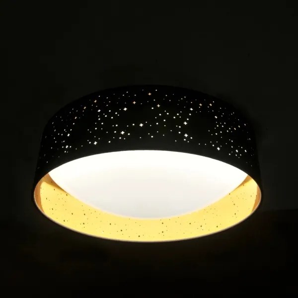 Plafonieră LED TULUZA LED/24W/230V d. 40 cm negru