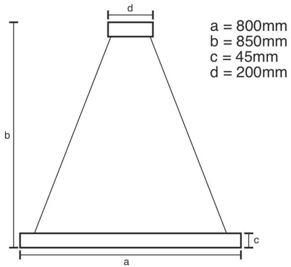 Lustră LED dimabilă pe cablu LED/100W/230V 3000-6500K + telecomandă