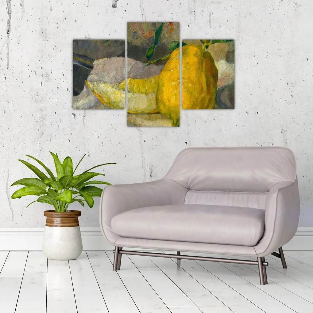 Tablou - French 19th Century, Melon and Lemon, reproducere (90x60 cm)