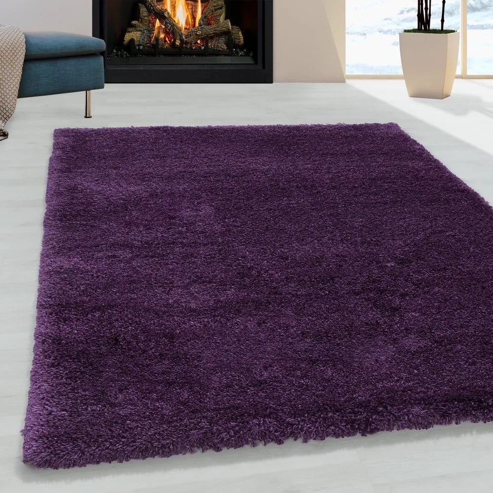 Covor violet 160x230 cm Fluffy – Ayyildiz Carpets