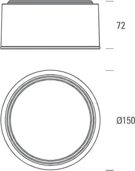 Plafonieră LED LED2 BUTTON LED/17W/230V antracit