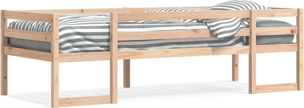 vidaXL Cadru de pat pentru copii, 75x190 cm, lemn masiv de pin