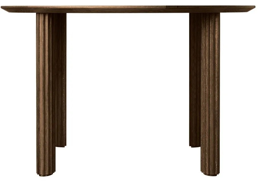 Masă de dining rotundă din lemn masiv de stejar ø 120 cm Comfort Circle – UMAGE