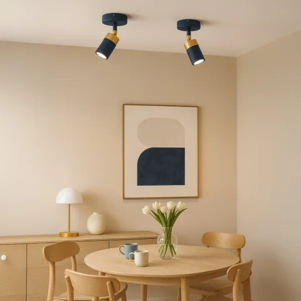 Spot de perete Brilagi POKER 1xGU10/25W/230V albastru